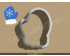 Mitten Style 2  Cookie Cutter. Christmas Cookie Cutter
