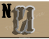 Carnival Letter N Cookie Cutter. Alphabet Cookie Cutter