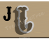 Carnival Letter J Cookie Cutter. Alphabet Cookie Cutter