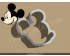 Mickey Side Face Cookie Cutter. Cartoon Cookie Cutter