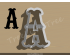Carnival Letter A Cookie Cutter. Alphabet Cookie Cutter