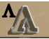 Greek Letter Lambda Cookie Cutter. Alphabet Cookie Cutter