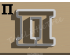 Greek Letter Pi Cookie Cutter. Alphabet Cookie Cutter