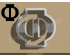 Greek Letter Phi Cookie Cutter. Alphabet Cookie Cutter