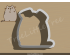 Pusheen Cat Cookie Cutter. Cartoon Cookie Cutter
