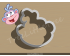 Dora Monkey Cookie Cutter. Cartoon Cookie Cutter. Dora the Explorer Cookie Cutter