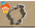 Circus Clown Cookie Cutter. Baby Shower Cookie Cutter. Circus Baby Cookie Cutter