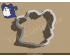 Wolfie Cutter. Disney cookie cutter. Vampirina Cookie Cutter