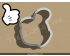 Mickey Mouse Thumb Up Cookie Cutter.Cartoon Cookie Cutter