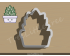 House Plant Style 1 Cookie Cutter. Plant Cookie Cutter. 