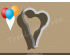 Party Balloons Cookie Cutter. Unique Cookie Cutter