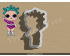 Cosmic Queen Full Body Cookie Cutter. LOL Dolls Cookie Cutter
