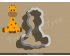 Sitting Giraffe Cookie Cutter. Animal Cookie Cutter