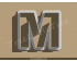 Letter M Cookie Cutter. Alphabet Cookie Cutter