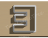 Letter E Cookie Cutter. Alphabet Cookie Cutter