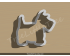 Highland Terrier Dog Cookie Cutter. Pet Cookie Cutter