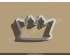 Golden Crown Cookie Cutter. Baby Shower Cookie Cutter