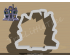 Haunted House Cookie Cutter. Halloween Cookie Cutter. 