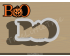Boo Style 1 Cookie Cutter. Halloween Cookie Cutter. 