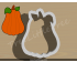 Butter Squash Cookie Cutter. Fall Season Cookie Cutter. 