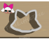 Diva Cookie Cutter. LOL Dolls Cookie Cutter