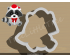Christmas Raccoon Cookie Cutter. Christmas Cookie Cutter.  Animal Cookie Cutter