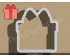 Gift Box Style 2 Cookie Cutter. Christmas Cookie Cutter. Holiday Cookie Cutter