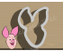 Winnie Pooh Piglet Cookie Cutter. Disney Cookie Cutter. Cartoon Cookie Cutter