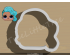 Splash Queen Cookie Cutter. LOL Dolls Cookie Cutter