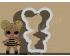 Queen Bee Glitter Full Body Cookie Cutter. LOL Dolls Cookie Cutter