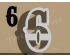 Carnival Number Six Cookie Cutter. Number Cookie Cutter
