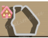 Gingerbread House Style 1 Cookie Cutter. Christmas Cookie Cutter