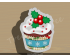 Christmas Cupcake Cookie Cutter. Christmas Cookie Cutter