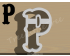 Carnival Letter P Cookie Cutter. Alphabet Cookie Cutter