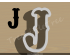 Carnival Letter J Cookie Cutter. Alphabet Cookie Cutter