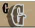 Carnival Letter G Cookie Cutter. Alphabet Cookie Cutter