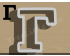 Greek Letter Gamma Cookie Cutter. Alphabet Cookie Cutter