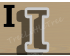 Greek Letter Iota Cookie Cutter. Alphabet Cookie Cutter