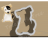 VanCleef and Arples Dog Cookie Cutter. Pet Cookie Cutter