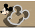 Mickey Side Face Cookie Cutter. Cartoon Cookie Cutter