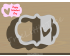 Plaque with Heart cut Cookie Cutter. Valentine's day Cookie Cutter