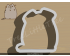 Pusheen Cat Cookie Cutter. Cartoon Cookie Cutter