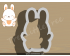 Happy Bunny Cookie Cutter. Easter Cookie Cutter. Animal Cookie Cutter