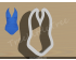 Swimsuit Cookie Cutter. Swimming Cookie Cutter. Summer Season Cookie Cutter