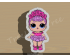 Sugar Queen Doll Full Body Cookie Cutter. LOL Dolls Cookie Cutter. Unicorn Cookie Cutter