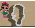 Coconut Qt Full Body Cookie Cutter. LOL Dolls Cookie Cutter. 