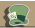 10/6 Hat Cookie Cutter. Alice in Wonderland Cookie Cutter