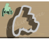 Lettered Number Four Cookie Cutter. Number Cookie Cutter