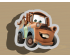 Mater Cookie Cutter. Disney Cookie Cutter. Lightning McQueen Cookie Cutter
