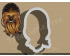 Chewbacca Cookie Cutter. Star Wars Cookie Cutter